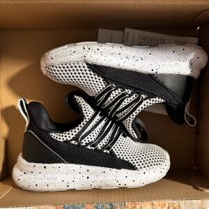 Adidas Lite Racer Adapt 7.0 Kids Sneakers - Black and White
